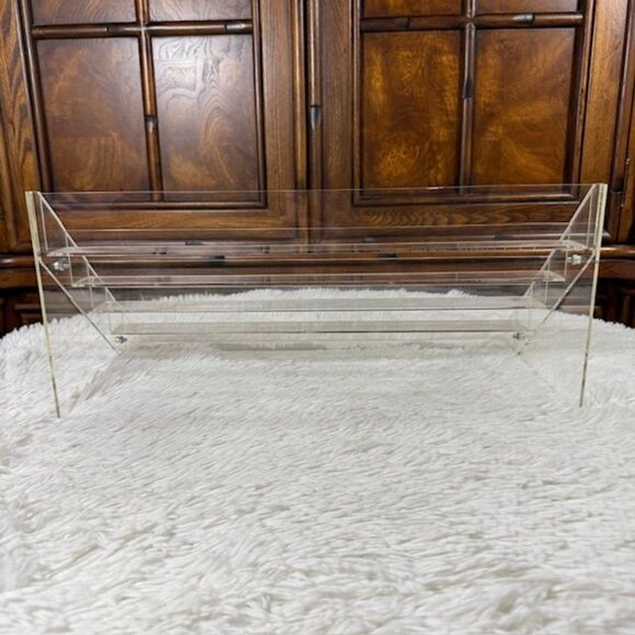 Acrylic 5 Tier 72 Bottle Nail Polish Organizer + 9 Section Spin Brush Caddy Set - Picture 8 of 15